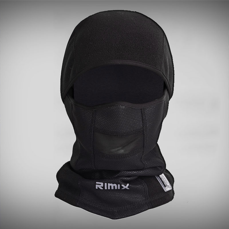 Winter cold proof and warm windproof blindface headgear dust mask Outdoor locomotive riding plus suede thickened protective face hat