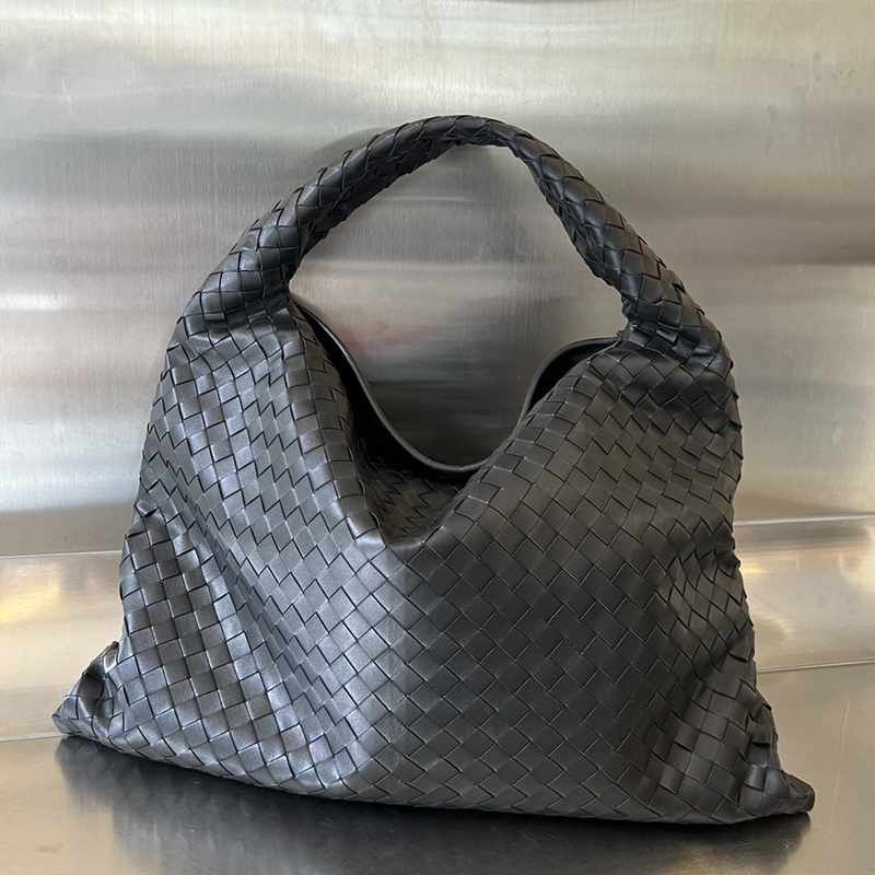 Classic Hop Handbag, Silky Cowhide Woven, Shu Qi's Same Style Shoulder Bag, Hobo Suede Magnetic Clasp Flap, Casual Style