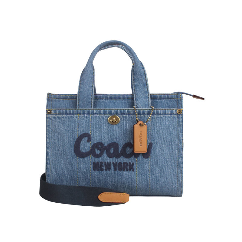 Coach Coach Counter Model Women's Denim Shoulder Tote Bag Cr659