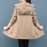 Плащ для матери, осенняя куртка для отдыха, средней длины, коллекция 2022, в корейском стиле