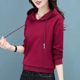 Черная тонкая толстовка с капюшоном, осенний короткий лонгслив, 2024 года, осенняя, оверсайз