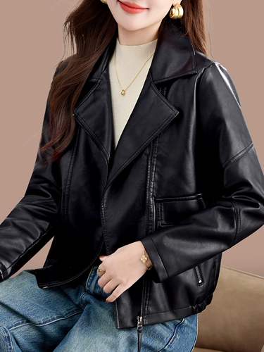 Осенняя флисовая полиуретановая короткая куртка для отдыха, подходит для подростков, в западном стиле