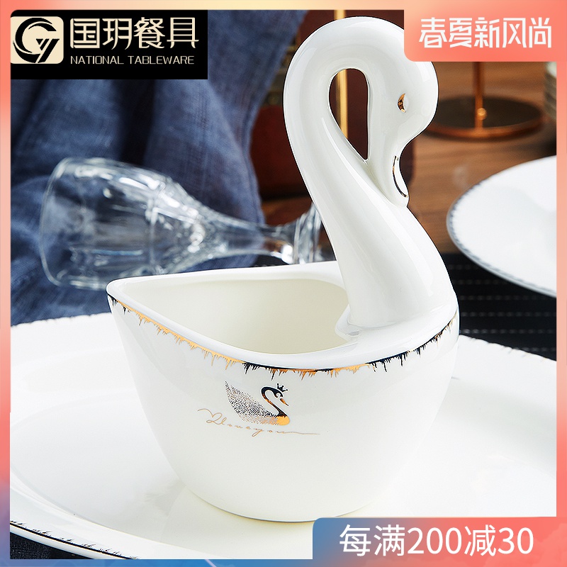 Ou ipads porcelain tableware up phnom penh to eat the hot bowl of individual household cooking dishes creative ceramics rainbow such as bowl fish dish