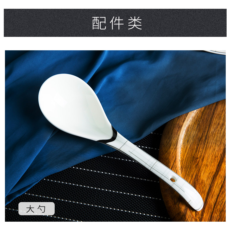 A single household contracted ipads porcelain tableware bowl rice bowls creative modern rainbow such as bowl bowl dish dish northern wind dish dish dish