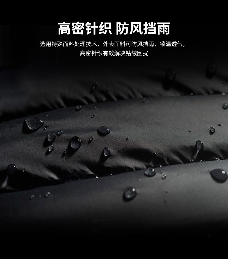 Li Ning xuống áo khoác nam phiên bản dài mới 70% vịt trắng đổ đầy nước thấm vải mềm mịn - Thể thao xuống áo khoác Cao