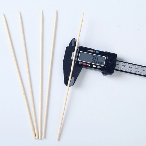 Бамбуковые шампуры одноразовые оптовик 20 см * 3,0 мм куриное филе острый суп жареные шашлычки колбаса на гриле деревянные шампуры для хот-догов