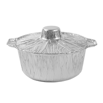 Tinfoil pot disposable hot pot pot outdoor camping picnic cassette stove special cooking utensils portable barbecue cooking pot