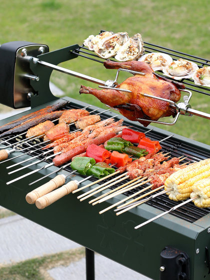 烧烤工具套装便携全套配件大全竹签烤夹必备商用户外烧烤用具套餐