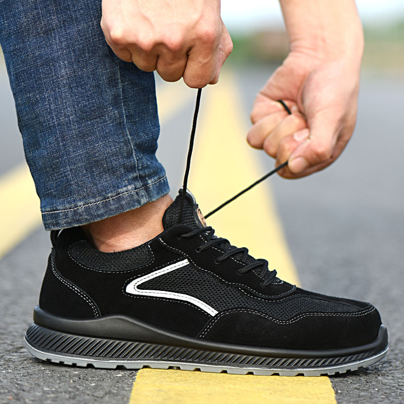 Labor Shoes Men's Insulation Shoes Electrician Old Guard Smash Anti Piercing Summer Breathable Deodorant Work Safety Abrasion Resistance Anti Slip