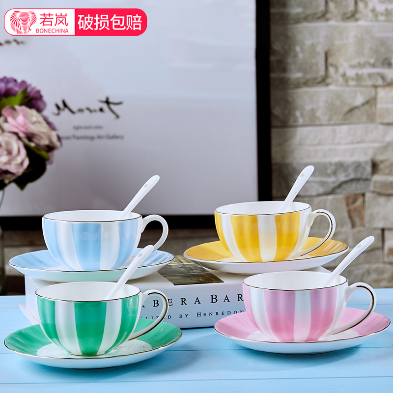 European rural pumpkin coffee cup sets up phnom penh ipads China coffee tea pottery cups and saucers red tea cups