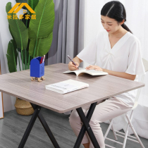 Foldable table simple dining table rental house household simple small apartment rental square table dining table to eat stall table