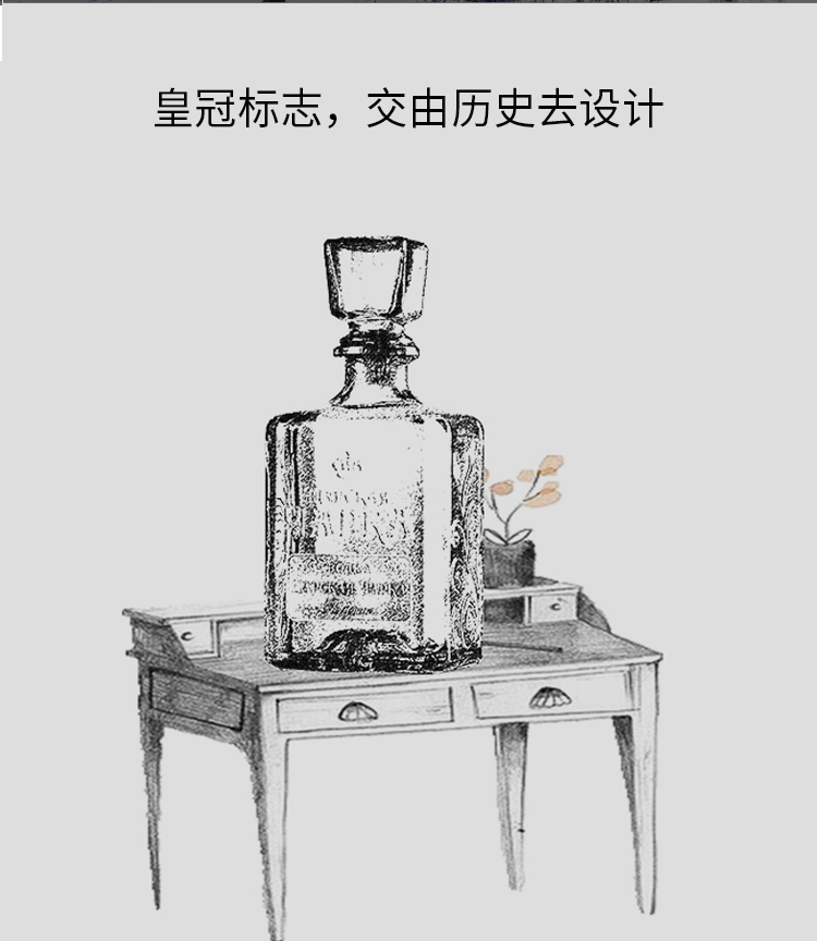 俄罗斯原瓶进口 沙皇金樽 金标伏特加 500ml 图2