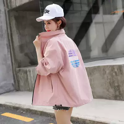 Maternity autumn jacket new loose outer wear jacket shirt women's spring and autumn casual large size wild cardigan
