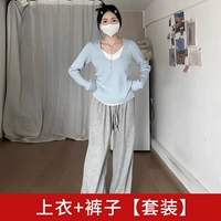 Штаны, комплект, осенний спортивный костюм, 2023, в стиле Шанель