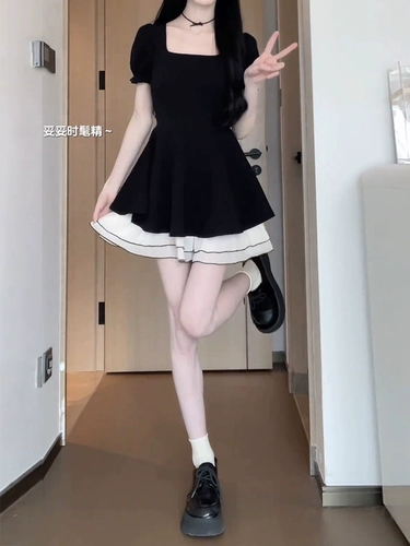 Платье, летний чай для принцессы, 2025 года, французский стиль, придает объем