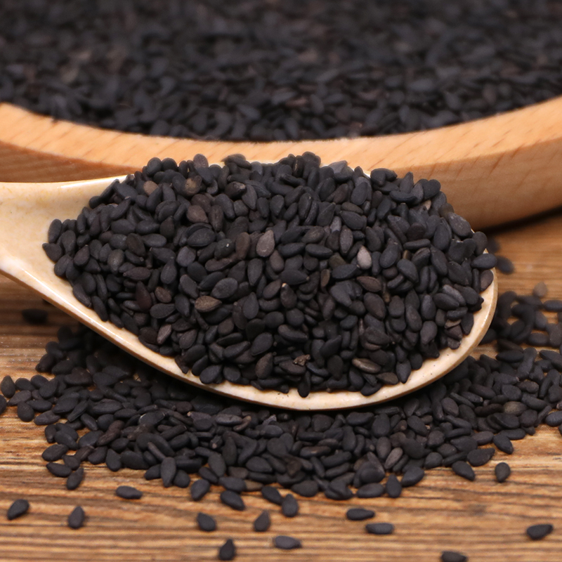 Fresh original black sesame 500g small packaging free soybean milk sesame raw material raw grain grain
