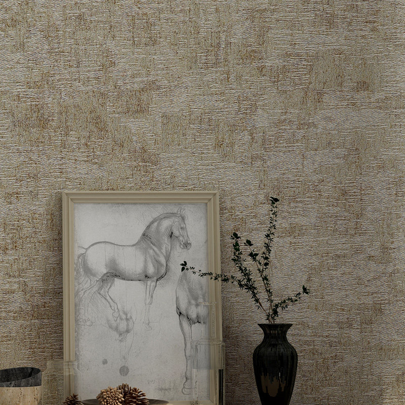 Cement wall cloth light luxury style seamless whole house plain color study retro bedroom American living room room aisle hanging paintings