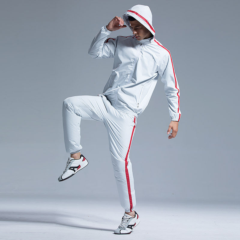 Amma deer violent sweat suit men's suit sweat suit lowering weight loss clothes fever burst sweat clothes women sports fat burning fitness suits