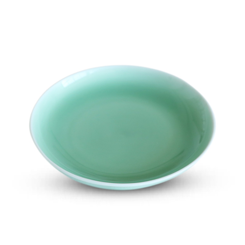 Oujiang longquan celadon dish dish dish ceramic soup plate moon deep fashion steak plate plate