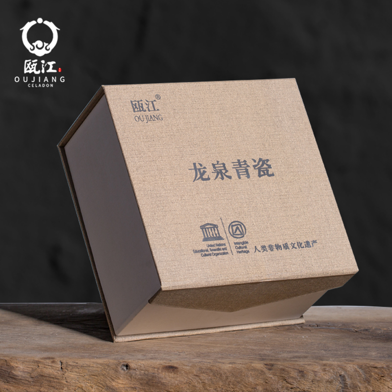 Oujiang longquan celadon floret bottle of ceramic art home office dry flower vases, flower arrangement sitting room adornment is placed