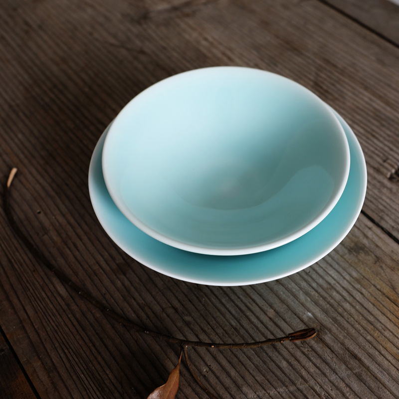 Oujiang longquan celadon hat to use tableware ceramics creative 7 inch/8 inch rainbow such use ceramic wine bowl of melon and fruit dish