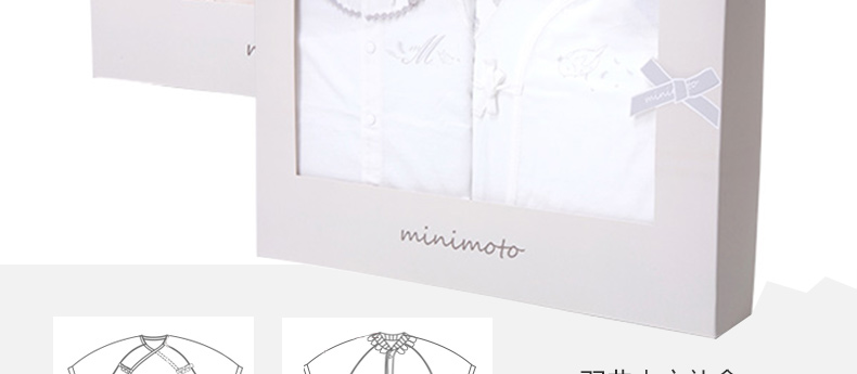 Coffret cadeau pour nouveau-né - vêtements MINIMOTO YG0104 - Ref 1978369 Image 8