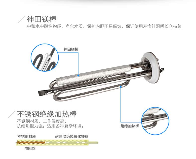bình nóng lạnh rossi 30l Kanda lưu trữ nước nhà bếp Po là máy nước nóng điện gia đình nhà bếp tốc độ nhỏ nóng trên nước kho báu nước nóng nhanh bình nước năng lượng mặt trời