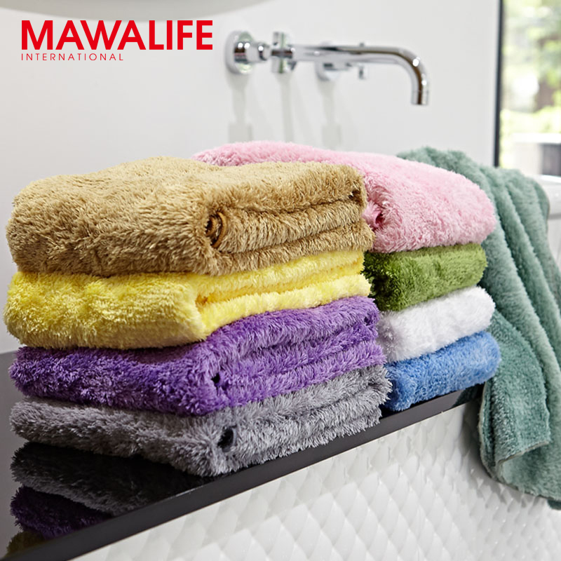 Mawalife Taiwan Imported Comfortable Face Wash Towel, Household Couple Bath Towel, Soft Absorbent Hair Drying Towel