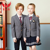 Tong Yupin suit School uniform kindergarten Garden uniform children Spring and Autumn Winter British Academy style Primary School students class suit suit