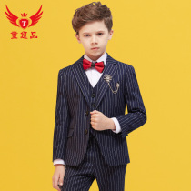 Childrens suit suit Handsome boy suit Korean version flower girl small suit boy British catwalk piano performance suit