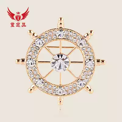 Children's Youpin brooch jewelry Suit accessories Men's and women's corsage leaf pin Children's suit dress decoration collar pin