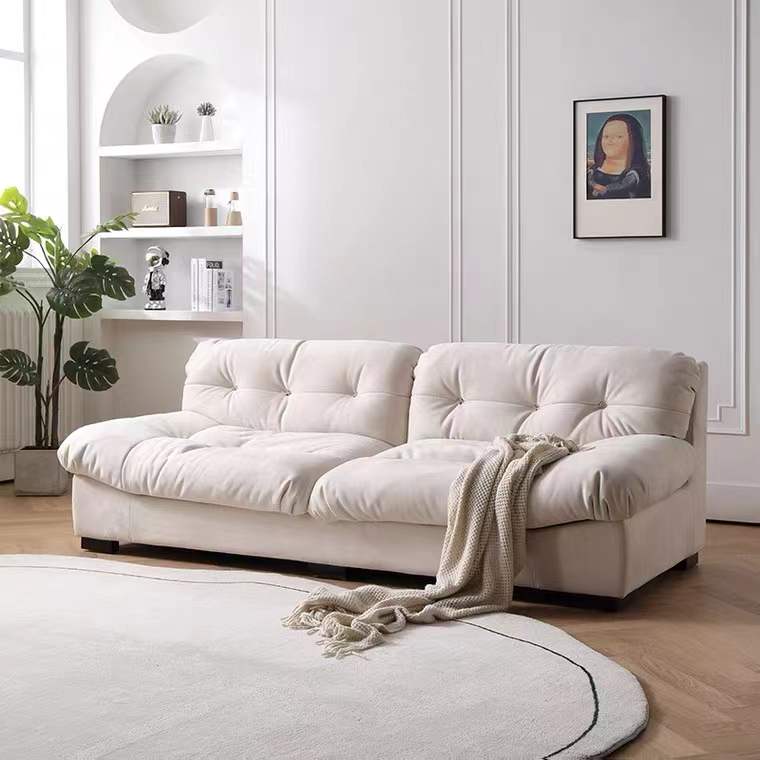 Willpower minimalist baxter cloud couch size family-style living room tech cloth comfort ultra soft sloth-style sofa