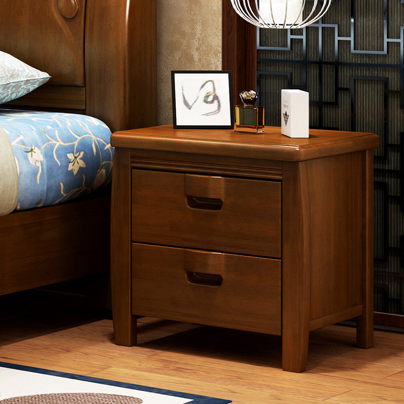 Bedside table Chinese style bedroom storage cabinet simple modern mini bedside storage small cabinet package