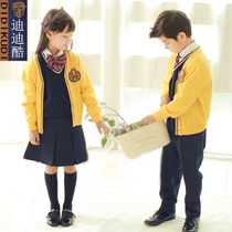 Han Edition Kindergarten Garden Conserved Spring Autumn Winter Suit College Wind Elementary School Uniforms School Uniforms of the Breeze Costume for the Spring and Autumn Costume Yinglun Wind