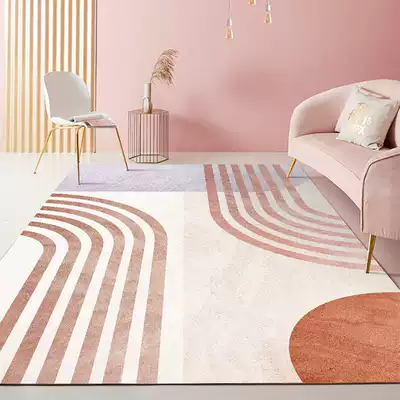 Floor mat home living room disposable large bedroom full of Nordic ins soft design light luxury tea table mat