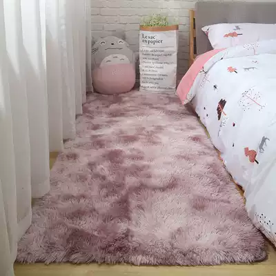 Bedroom carpet girls dormitory cute bed blanket net red same style room chair mat ins photo blanket floor mat