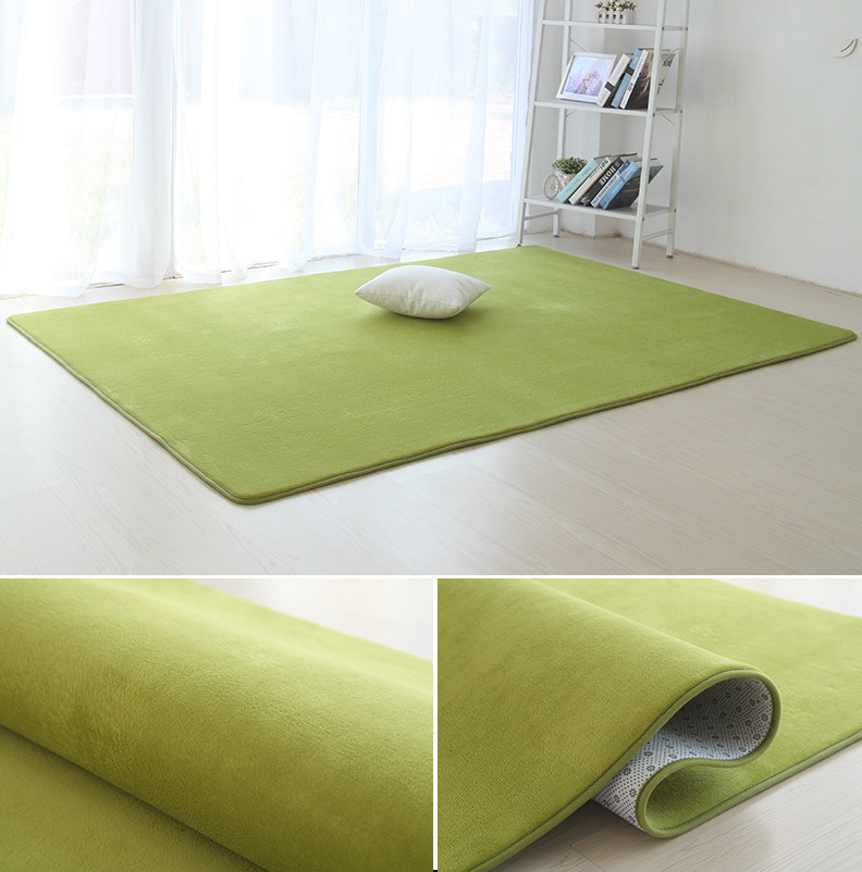 Home Strip Small Ground Mat Short Plush Living Room Tea Table Carpet Bedroom Bed Front Room Full Of Anti-Slip Children Mat