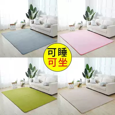 Thickened rug bedroom full room bedside blanket girl cute lush pink rectangular home mat