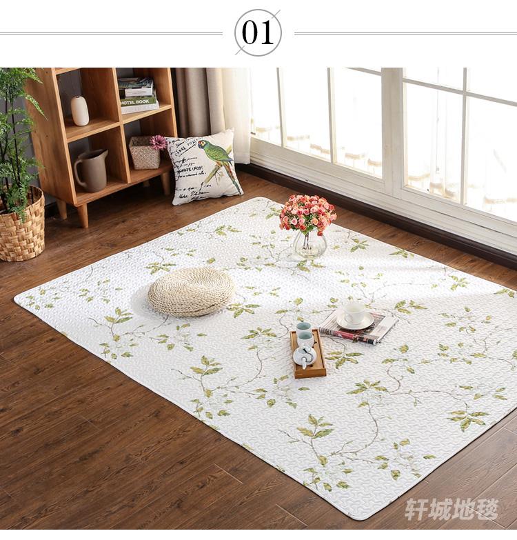 Mùa hè vải trẻ em mat bò mat tatami thảm bông cotton phòng khách phòng ngủ cạnh giường ngủ máy Nhật Bản rửa