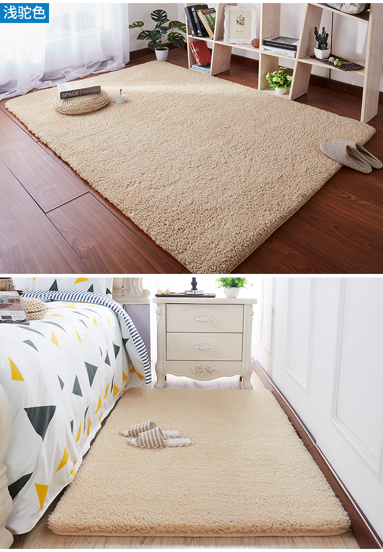 Dày thảm cashmere phòng ngủ đầy đủ các cửa hàng và đáng yêu phòng khách bàn cà phê tatami mat hình chữ nhật cạnh giường ngủ thảm - Thảm thảm trải sàn văn phòng
