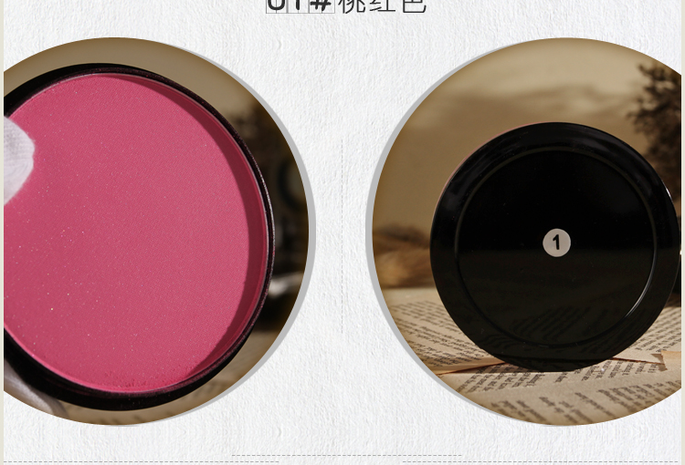 Niang gia đình đơn sắc blush bột công suất sửa chữa blush kem orange ánh sáng hồng màu hồng màu sắc tốt có thể DIY cánh hoa blush má hồng sivanna
