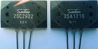 Original imported disassembly 2SA1216 A1216 2SC2922 C2922 real picture shooting measured send.