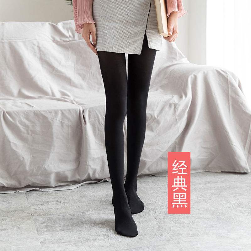 Thịt màu pantyhose mùa xuân và mùa thu dày vớ phụ nữ lụa chống móc xà cạp trần chân mỏng giống như thần mùa xuân vớ vẻ đẹp chân.