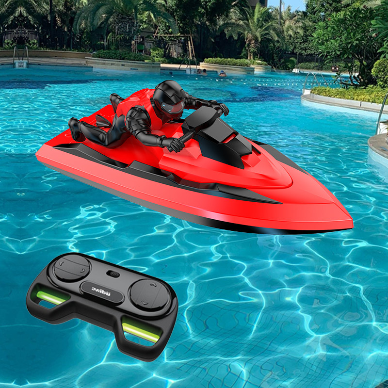 Udy remote control boat toy downship small boat electric child toy boy gift red