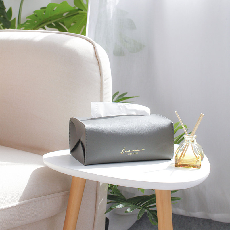 MZao Nordic paper towel box toilet paper box Living room Home Creative Net Red bagging cylinder on-board Jane Yoo style Removable Toilet Paper Box