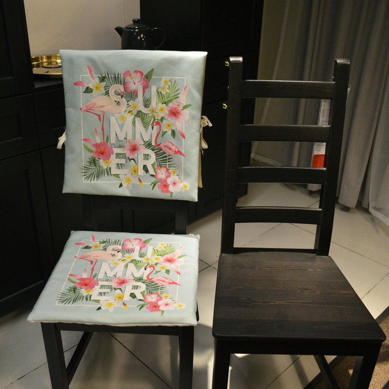 Hemp Oostyle Dining Chair Cushion Home Seat Cover Hotel Office Chair Universal Cloth Art Chair Cover Cotton Linen Stool Cover