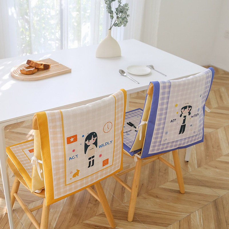 Table cloth cute cartoon dining room chair backroom cover tablecloth housecushion chair mat table suit