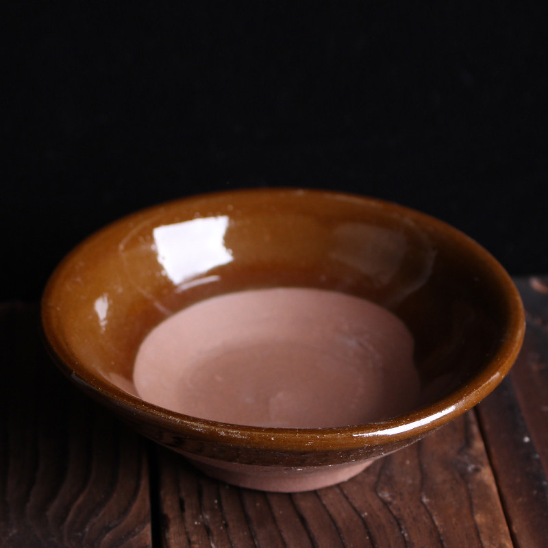 Earth Bowl Black Brown Imitation Ancient Earth Wine Bowl Water Margin Prop Wine Bowl Video Drama Series Movie Props Bowl