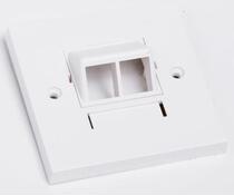 Pan Da PANDUIT double-mouth inclined panel NKUKS2AW 86 type panel 2 port with NK module