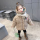 Girls' padded clothes winter 2022 new thickened foreign style baby girl's cotton-padded jacket winter clothes children's clothing winter cotton-padded jacket